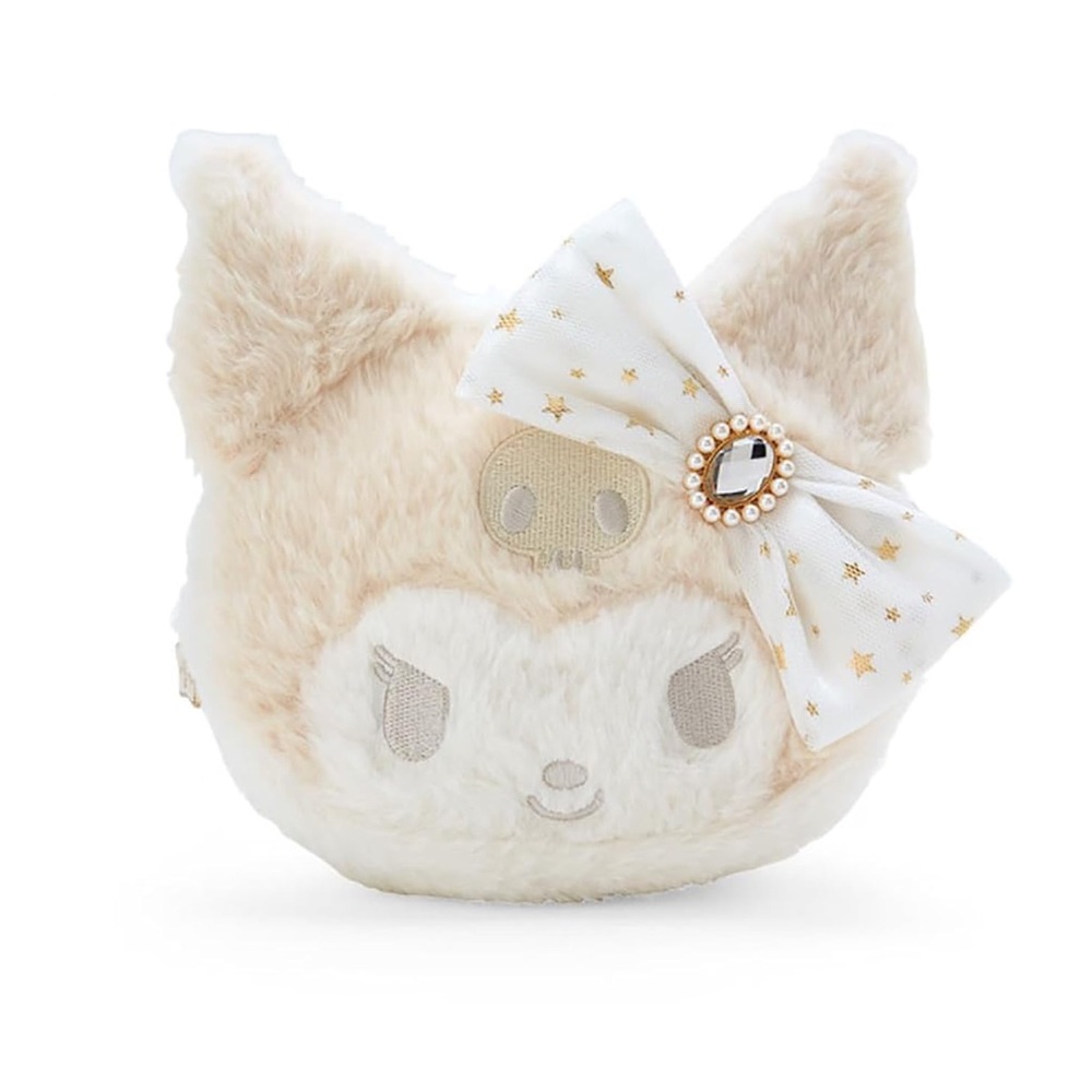 Sanrio Kuromi Plush Pouch, White Design Series